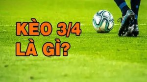 Tìm hiểu về kèo 3/4 là gì?