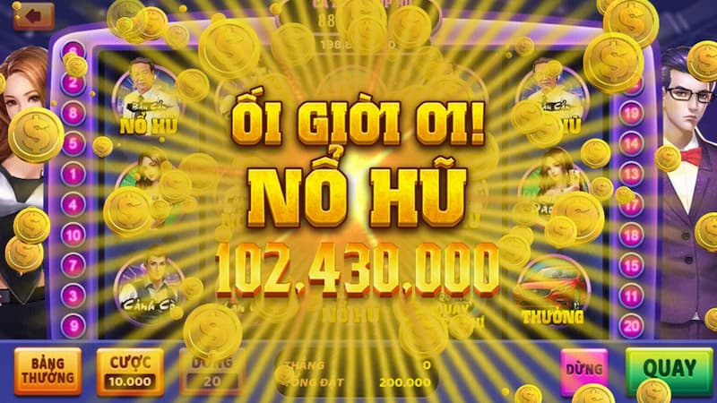 Tỷ lệ trả thưởng cao, jackpot khủng