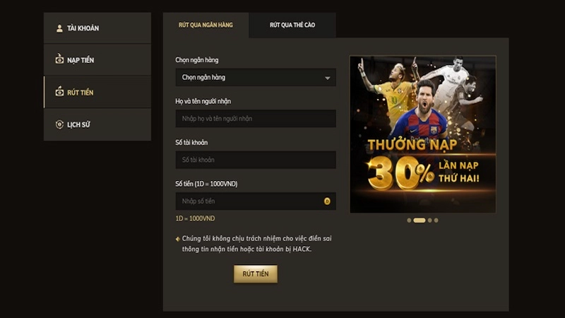 Những lưu ý quan trọng khi giao dịch rút tiền OXBET